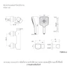 ฝักบัวสีทอง แบบน้ำร้อน-น้ำเย็น รุ่นคอมโพส KOHLER Composed K-73091X-4-BV