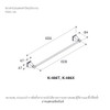 ราวแขวนผ้า 24" รุ่นเมมมัวร์ สเตทลี่ KOHLER Memoirs K-486X-RGD