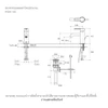 ก๊อกอ่างล้างหน้า แบบน้ำร้อน-น้ำเย็น รุ่นอะตอม KOHLER Atom K-30447T-4-CP