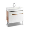 ตู้เฟอร์นิเจอร์สำหรับอ่างล้างหน้า รุ่นแฟมิลี่แคร์ 800 มม ชั้นวางซ้าย KOHLER FAMILY CARE K-31501X-L-PD1