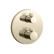 ชุดฝาครอบและวาล์ว 2 ทางฝังกำแพง แบบน้ำร้อน-น้ำเย็นระบบเทอร์โมสแตทติก รุ่นคอมโพเนนท์ KOHLER Modulo K-78024T-4-AF