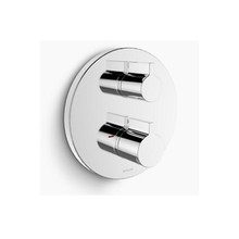 ชุดฝาครอบและวาล์ว ฝังกำแพงแบบน้ำร้อน-น้ำเย็นระบบเทอร์โมสแตทติก รุ่นคอมโพเนนท์ KOHLER Modulo K-78023T-4-CP