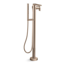 ก๊อกอ่างอาบน้ำสีทอง ติดตั้งพื้นพร้อมฝักบัวสายอ่อน แบบน้ำร้อน-น้ำเย็น รุ่นคอมโพส KOHLER Composed K-73087T-B4-RGD