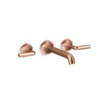 ก๊อกอ่างล้างหน้าสีทอง แบบน้ำร้อน-น้ำเย็น รุ่นโอเคชัน KOHLER Occasion K-EX27103T-4-BRD