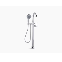 ก๊อกอ่างอาบน้ำ ติดตั้งพื้นพร้อมฝักบัวสายอ่อน แบบน้ำร้อน-น้ำเย็น  รุ่นเคลสตัน KOHLER Kelston-99097T-B4-CP