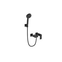 ก๊อกน้ำและฝักบัวสีดำ K-23494T-4-BL