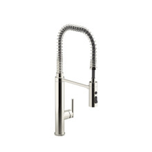 ก๊อกอ่างล้างจาน ชนิดหัวPull-out  แบบน้ำร้อน-น้ำเย็น รุ่นเพียวริส KOHLER Purist K-24982T-4-CP