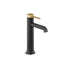 ก๊อกอ่างล้างหน้าสีดำ K-EX27003T-4-BMB