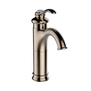 ก๊อกอ่างล้างหน้าสีทอง แบบน้ำร้อน-น้ำเย็นทรงสูง รุ่นแฟร์แฟกซ์ KOHLER Fairfax K-12184T-B-BV