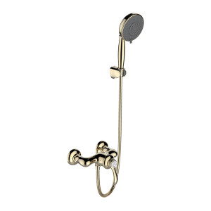 ฝักบัวสีทอง แบบน้ำร้อน-น้ำเย็น รุ่นแฟร์แฟกซ์ KOHLER Fairfax K-72697T-B4-AF