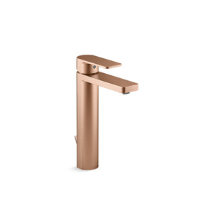 ก๊อกอ่างล้างหน้าสีทอง แบบน้ำร้อน-น้ำเย็นทรงสูง รุ่นพาราเลล KOHLER Parallel K-23475T-4-BRD
