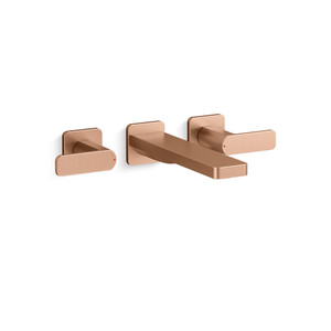 ก๊อกอ่างอาบนํ้าสีทอง แบบน้ำร้อน-น้ำเย็น รุ่นพาราเลล KOHLER Parallel K-23491T-4-BRD