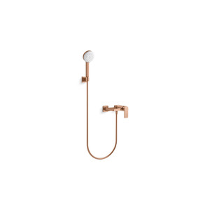 ฝักบัวสีทอง พร้อมก็อกลงอ่าง แบบน้ำร้อน-น้ำเย็น รุ่นพาราเลล KOHLER Parallel K-23494T-4-BRD