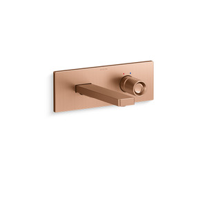 ก๊อกอ่างล้างหน้าสีทอง แบบน้ำร้อน-น้ำเย็น รุ่นคอมโพส KOHLER Composed K-73061T-7-BRD