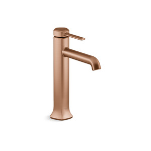 ก๊อกอ่างล้างหน้าสีทอง แบบน้ำร้อน-น้ำเย็นทรงสูง รุ่นโอเคชัน KOHLER Occasion K-EX27003T-4-BRD