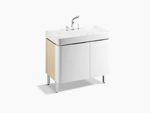ตู้เฟอร์นิเจอร์สำหรับอ่างล้างหน้า สีขาว  KOHLER Forefront  K-45764X-0 (เฉพาะตู้)