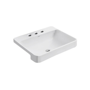อ่างล้างหน้า แบบฝังครึ่งเคาน์เตอร์ รุ่นฟอร์ฟร้อนท์ KOHLER Forefront  K-11479X-VC8-0