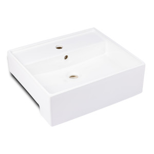 อ่างล้างหน้า แบบฝังครึ่งเคาน์เตอร์ รุ่นเดลต้า KOHLER Delta K-20338X-1-0
