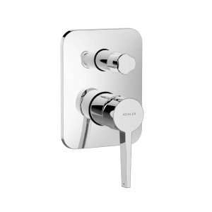 ชุดฝาครอบและวาล์วฝังกำแพง แบบน้ำร้อน-น้ำเย็น รุ่นทอธ KOHLER Taut  K-24572X-4A-CP