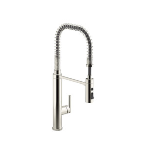ก๊อกอ่างล้างจาน ชนิดหัวPull-out  แบบน้ำร้อน-น้ำเย็น รุ่นเพียวริส KOHLER Purist K-24982T-4-CP