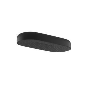 หัวฝักบัวสีดำ ก้านแข็งทรงรี 18" รุ่นสเตทเมนท์ KOHLER Statement K-26298T-BL