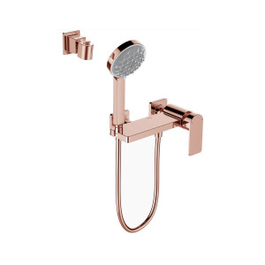 ฝักบัวสีทอง พร้อมก๊อกลงอ่างอาบน้ำ แบบน้ำร้อน-น้ำเย็น รุ่นพาราเลล KOHLER Parallel K-23493T-4-RGD