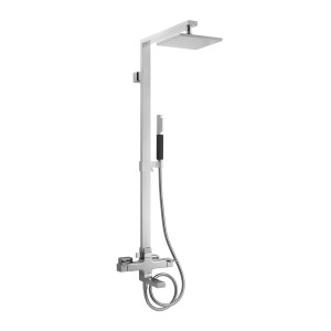 ฝักบัว ก้านแข็งพร้อมฝักบัวสายอ่อน แบบน้ำร้อน-น้ำเย็น รุ่นสเตย์ท KOHLER Strayt K-45372X-C4-CP