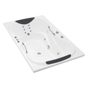 อ่างอาบน้ำ (Pre-order) ระบบน้ำวนและอัดอากาศ รุ่นอีโวร่า 1850 KOHLER Evora  K-18749X-W03C-0