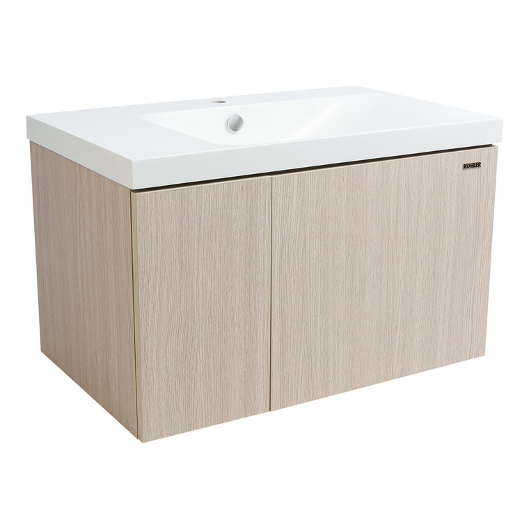 ตู้เฟอร์นิเจอร์แบบกันน้ำสำหรับอ่างล้างหน้า รุ่นทูบีพลัส 800 KOHLER Toobi Plus Hydroshield K-33880X-VRK