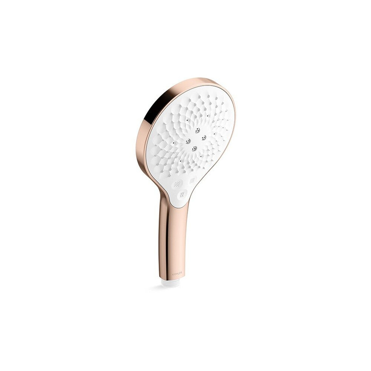 ฝักบัวสีทอง สายน้ำ 3 แบบ พร้อมเทคโนโลยีวอเตอร์ไมด์ รุ่นเรนดูเอท KOHLER Rainduet K-33407T-RGD