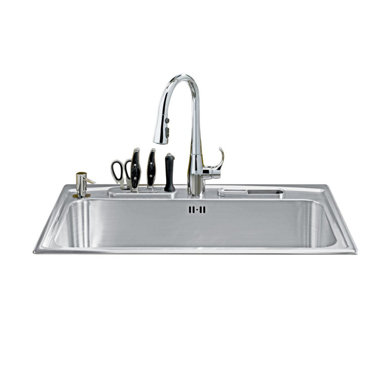 อ่างล้างจาน อ่างล้างจาน 1 หลุม รุ่นทอคคาต้า KOHLER Toccata K-3644X-2KD-NA