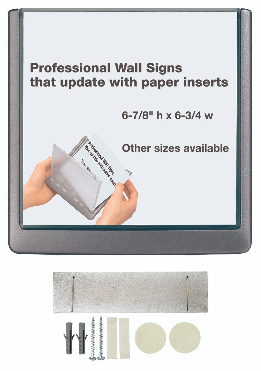 Cubicle/Fabric Wall Signs, Easy Click (5-7/8 w x 5-7/8 h)