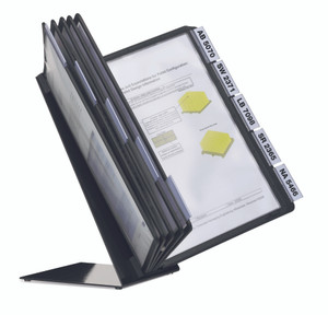 VARIO Desk Reference System, 10 Panels, Black