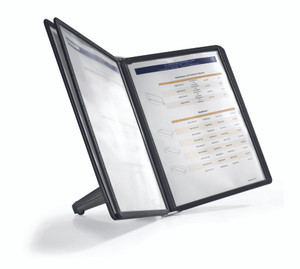 SHERPA SOHO Desk Reference System, 5 Panel, Black