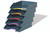 VARICOLOR Letter Tray Set, Gray/Multicolor - 5 pack