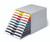 VARICOLOR MIX 10 Drawer Desktop Storage Box, White/Multicolor