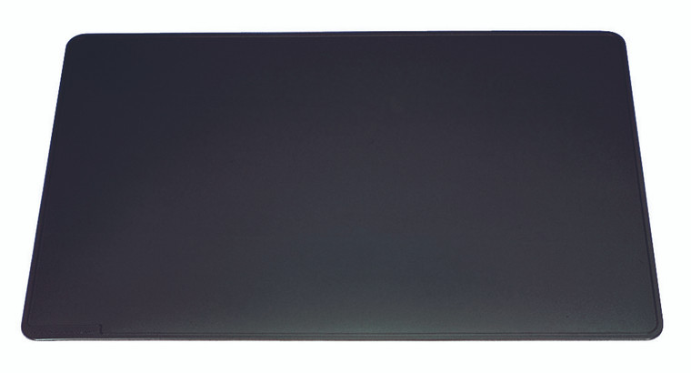 Desk Pad with Ridge, 26" x 20", Black - 5 pack