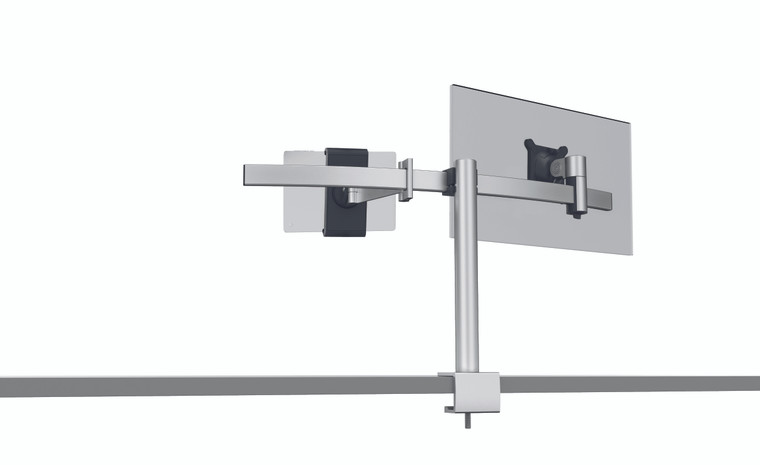 Monitor Mount with Arm for 1 Screens & 1 Tablet, Desk Clamp