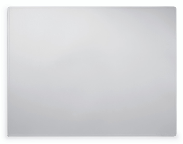 Polypropylene Desk Mat with Contoured Edges, 25.59" x 19.69", Transparent - 5 pack