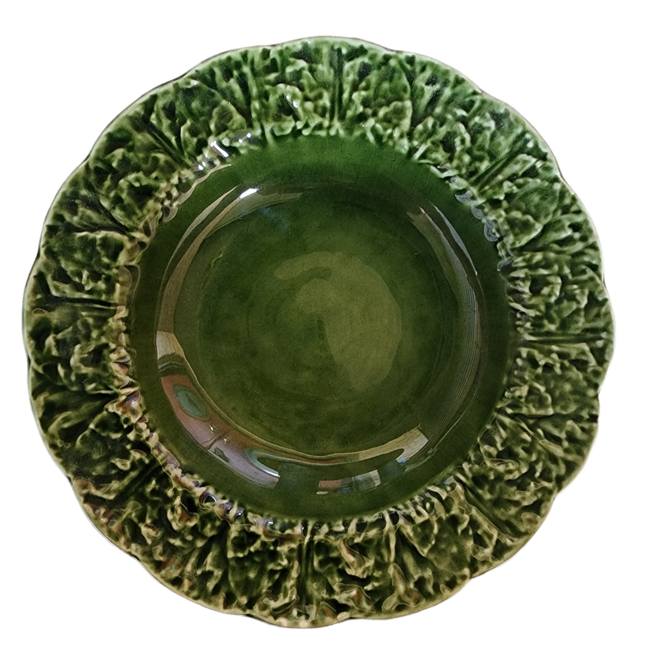 Williams Sonoma Brasserie Green Rimmed Soup Bowl