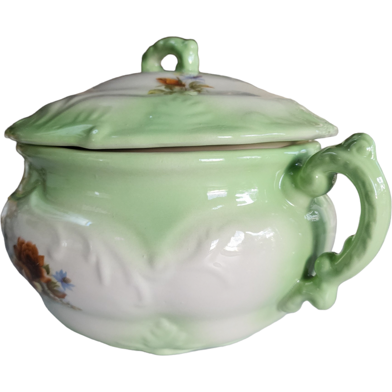 Antique Charles Meakin Royal Ironstone China Chamber Pot England