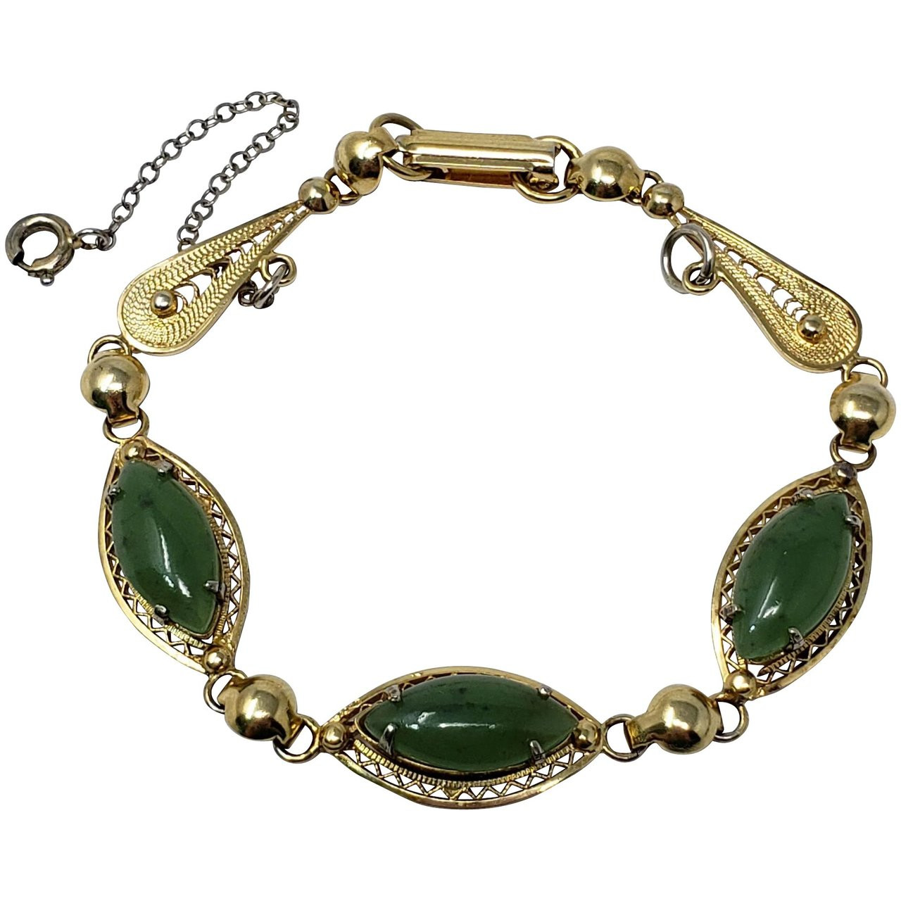 jade link bracelet