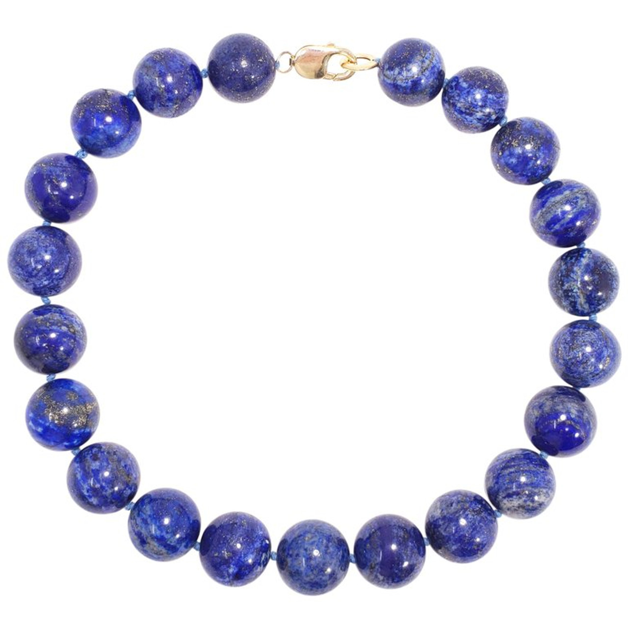 lapis bead necklace