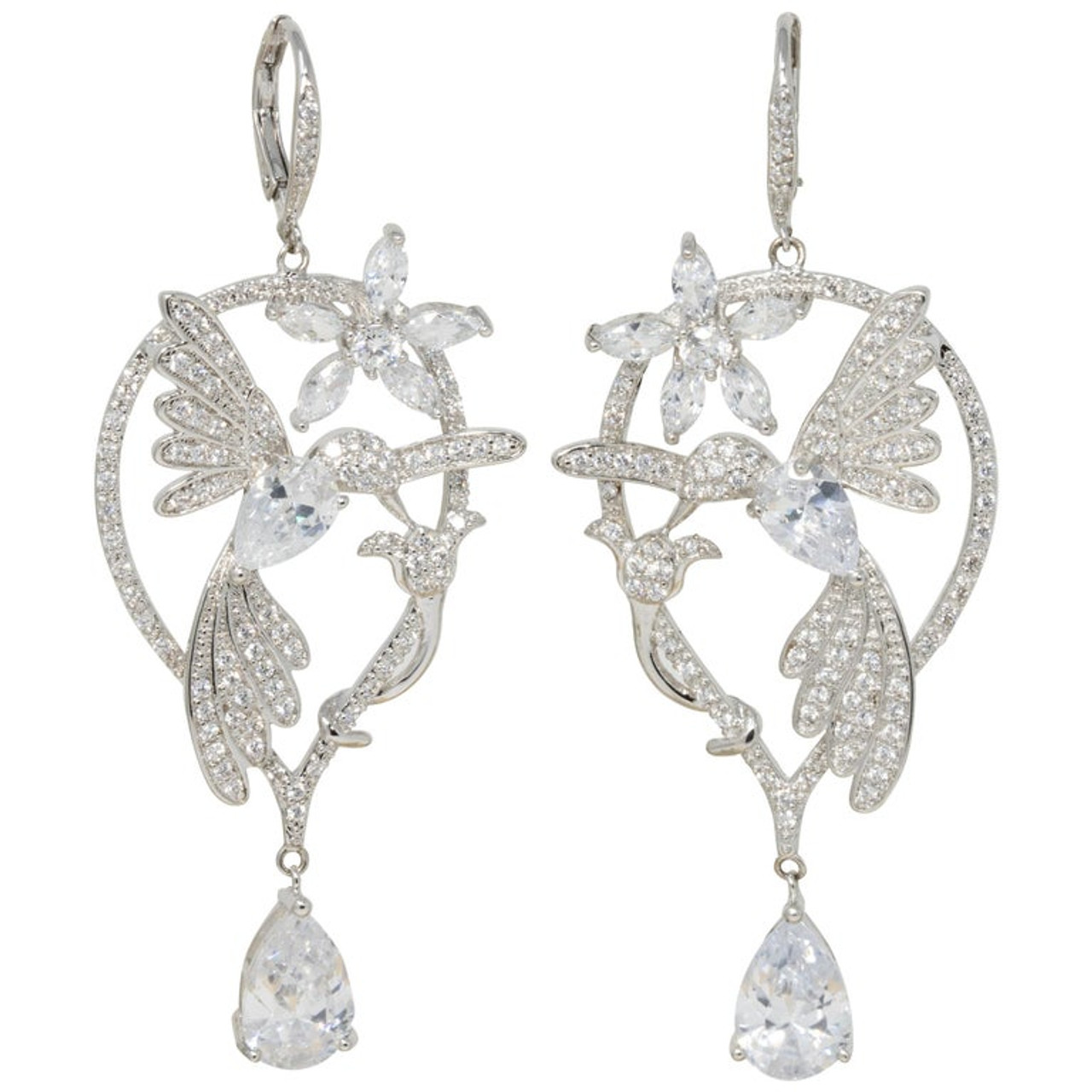 Kenneth Jay Lane Jewelry | Glamorous CZ Clip On Earrings