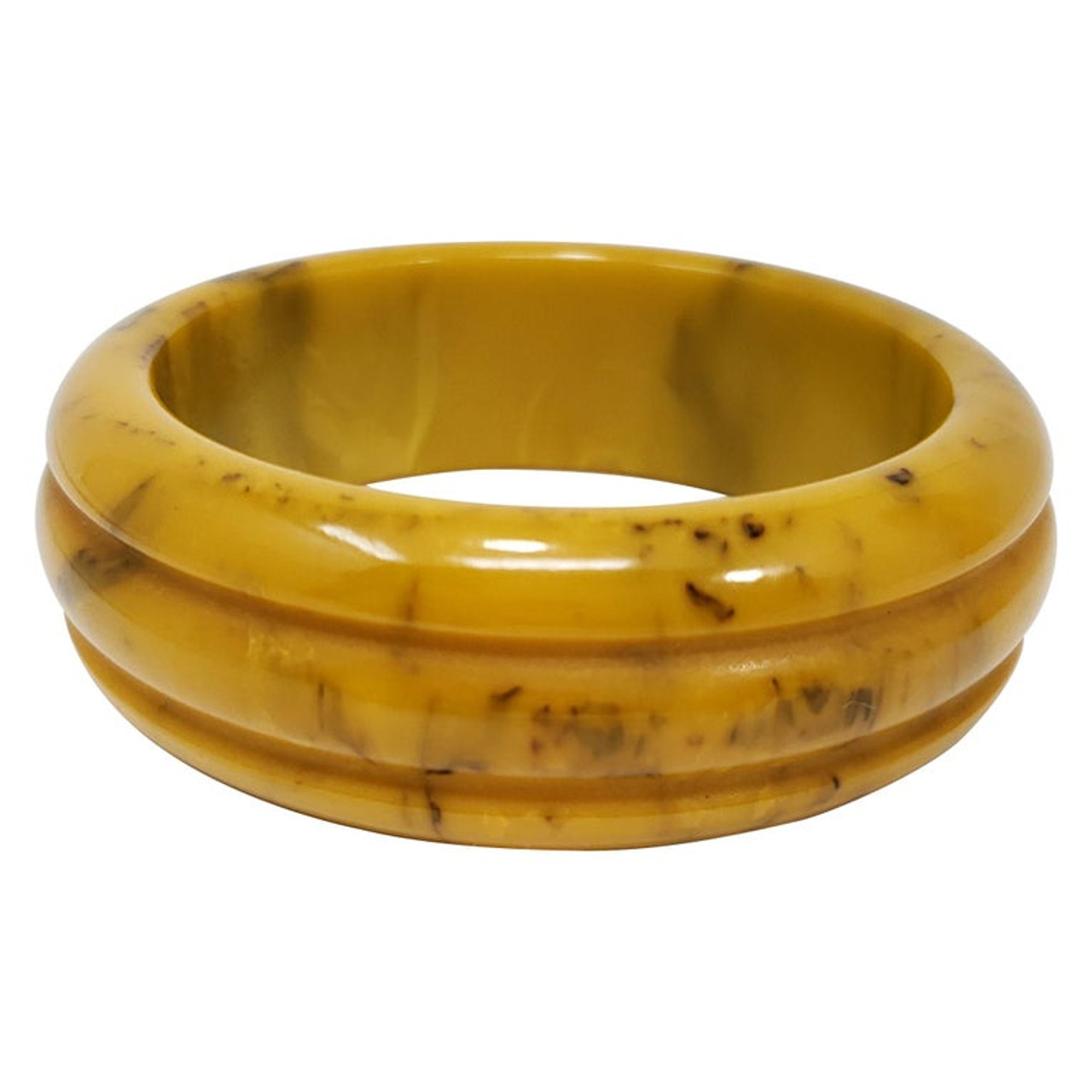 6) VINTAGE LAMINATED TWO COLOR BAKELITE & OTHER PLASTIC BANGLES for sale at  auction on 23rd February | Bidsquare