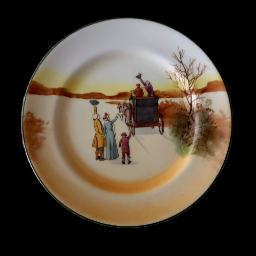 ROYAL DOULTON Old English Coaching Scenes Salad Plate