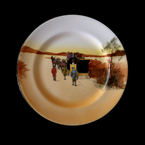 ROYAL DOULTON Old English Coaching Scenes Salad Plate 7"
