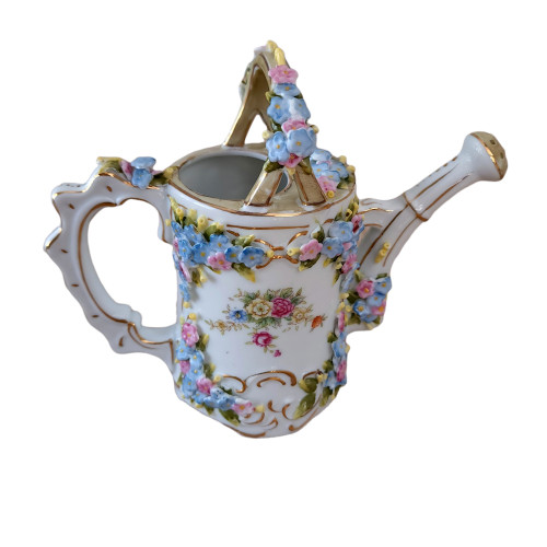 Andrea by Sadek Wild Flowers Porcelain Watering Can Japan  