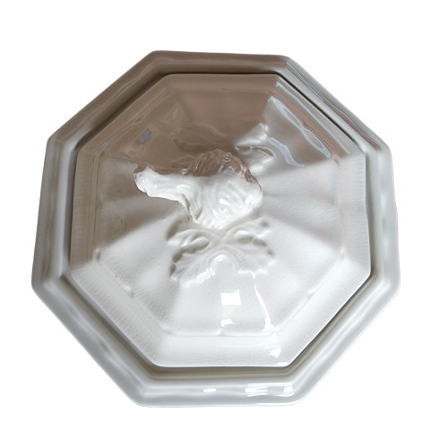 RED CLIFF Grape Ironstone Octagonal Covered Vegetable Tureen