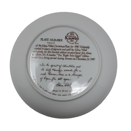 Edwin Knowles Hibel Christmas Annual Edwin Knowles With Box